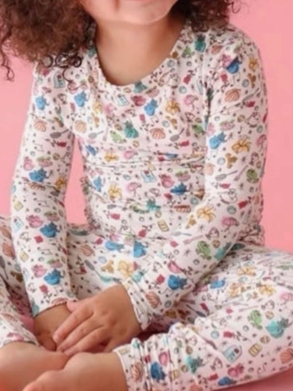 Posh Peanut Princess Friends Classic Bamboo Pajama Set Size 3T-4T C